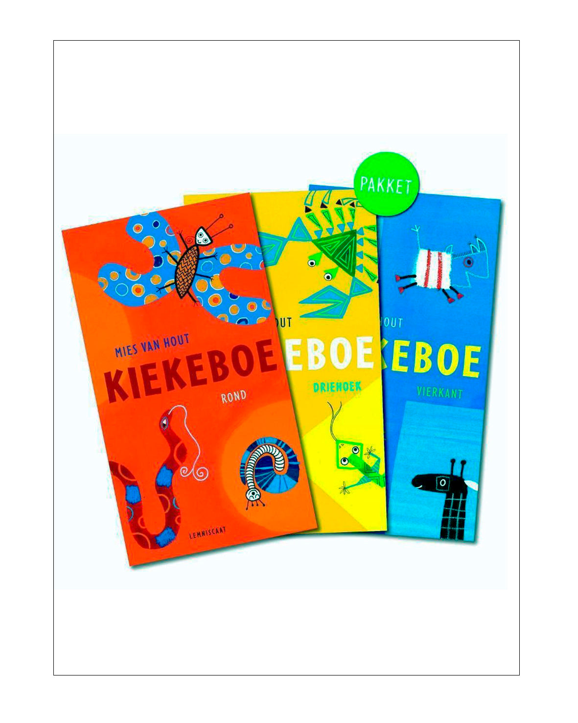 Kiekeboe pakket Vierkant, Rond en Driehoek - Mies van Hout