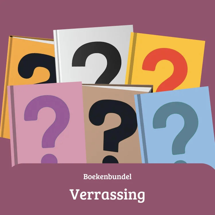 Verrassing Boekenbundel met 6 onbekende boeken, per leeftijd, perfect als cadeau of voor verrassend leesplezier.