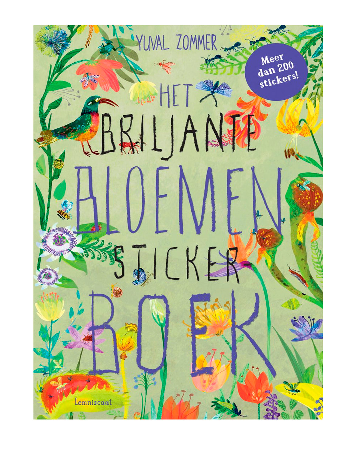 Het briljante bloemen stickerboek - Yuval Zommer
