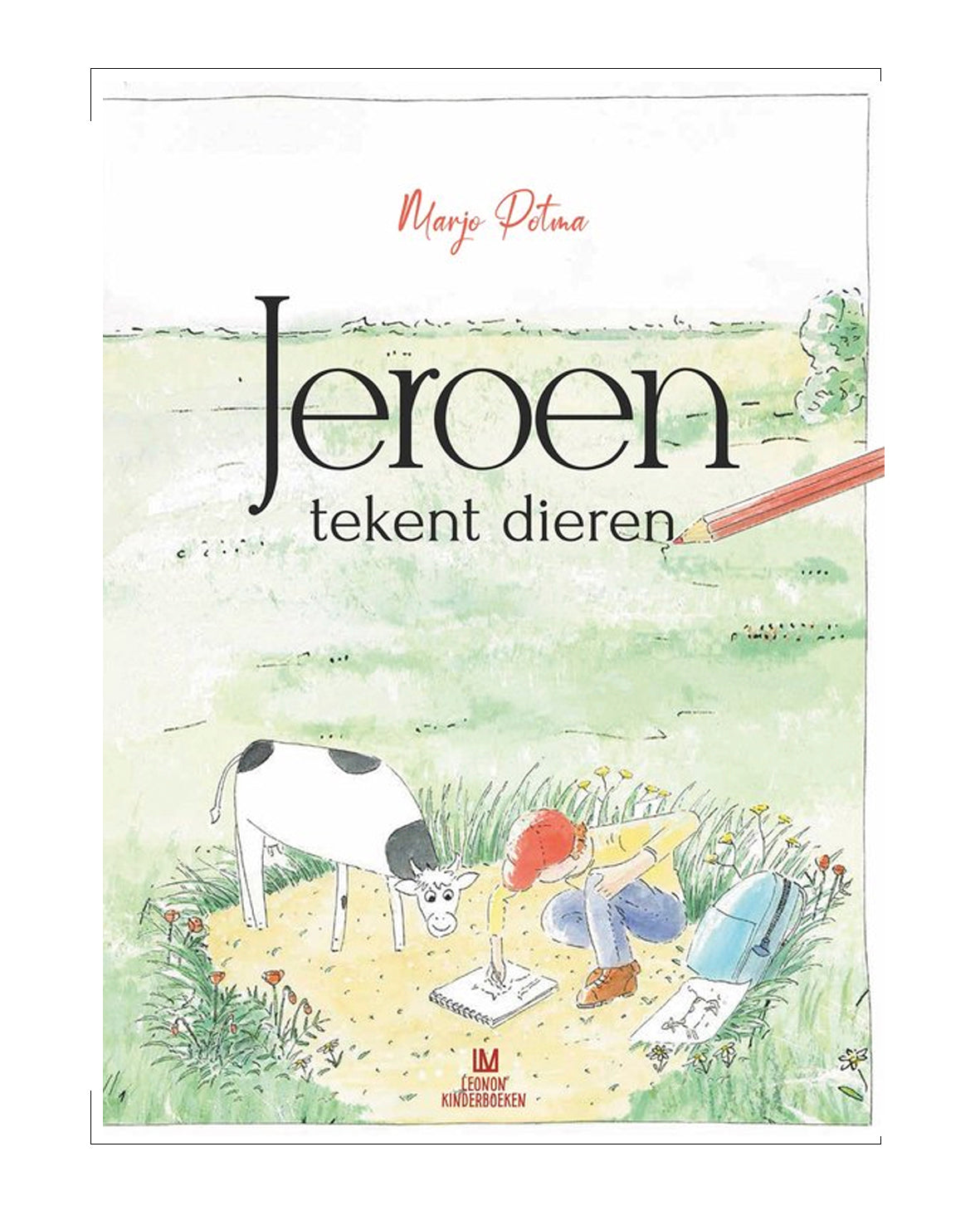 Jeroen tekent dieren, Auteur: Marjo Potma T