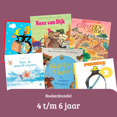 Boekenbundel 4 t/m 6 jaar met leuke prentenboeken om samen te lezen en te leren.