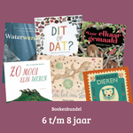 Boekenbundel 6 t/m 8 jaar met vrolijke en avontuurlijke boeken voor beginnende lezers.