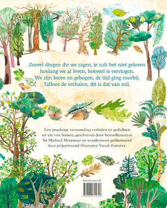 Mijn hart was een boom Verhalen en gedichten, een ode aan de bomen, auteur Michael Morpurgo